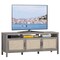 Tv Stand Entertainment Media Center For Tvs Up To 65 W/ Rattan Doors